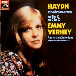 Joseph Haydn – Vioolconcerten Nrs. 1 en 2 (1975) – Hoes