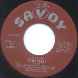 Kenny Clarke – Strollin' (1955) – Hoes