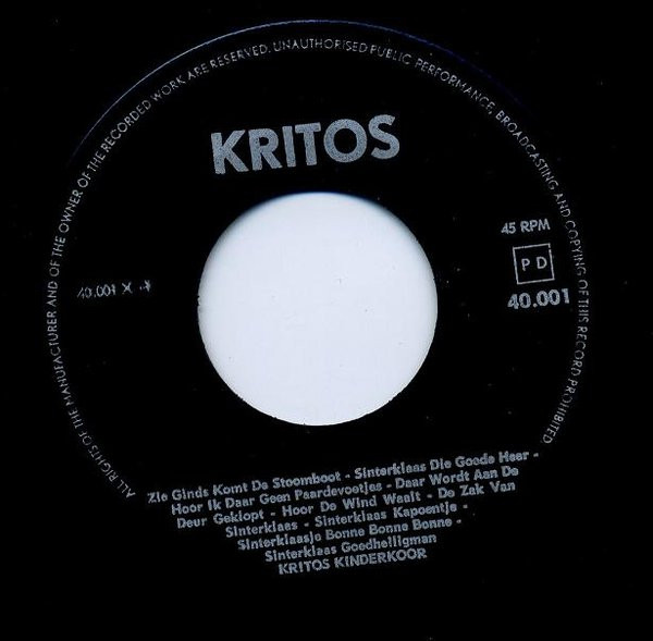 Kritos Kinderkoor – 5 December – Hoes