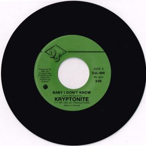 Kryptonite – Baby I Don't Know (1981) – Hoes
