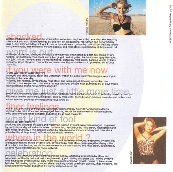Kylie Minogue – Greatest Hits (1992) – Foto 2