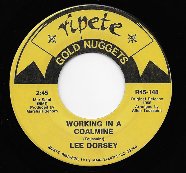 Lee Dorsey – Working In A Coalmine / Ride Your Pony (1985) – Hoes
