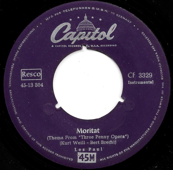 Les Paul & Mary Ford – Moritat / Nuevo Laredo (1955) – Hoes
