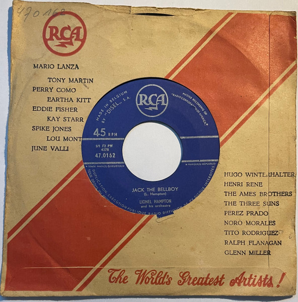 Lionel Hampton And His Orchestra – Jack The Bellboy – Hoes