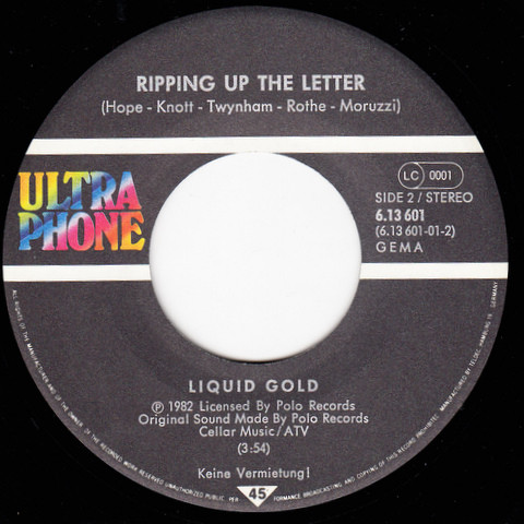 Liquid Gold – Where Did We Go Wrong? (1982) – Hoes