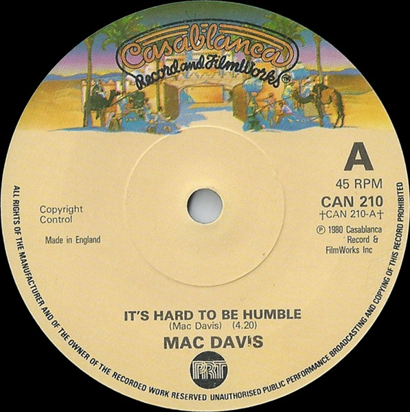 Mac Davis – It's Hard To Be Humble (1980) – Hoes