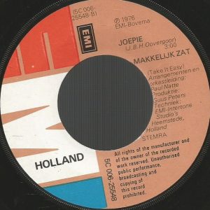 Makkelijk Zat – Geef Max De Zak / Joepie (1976) – Hoes