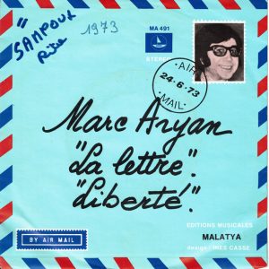 Marc Aryan – La Lettre / Liberté (1973) – Hoes