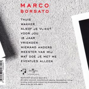 Marco Borsato – Thuis  (2017) – Hoes
