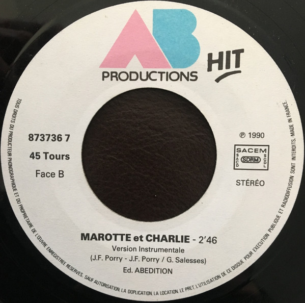 Marotte Et Charlie – Marotte Et Charlie (1990) – Hoes