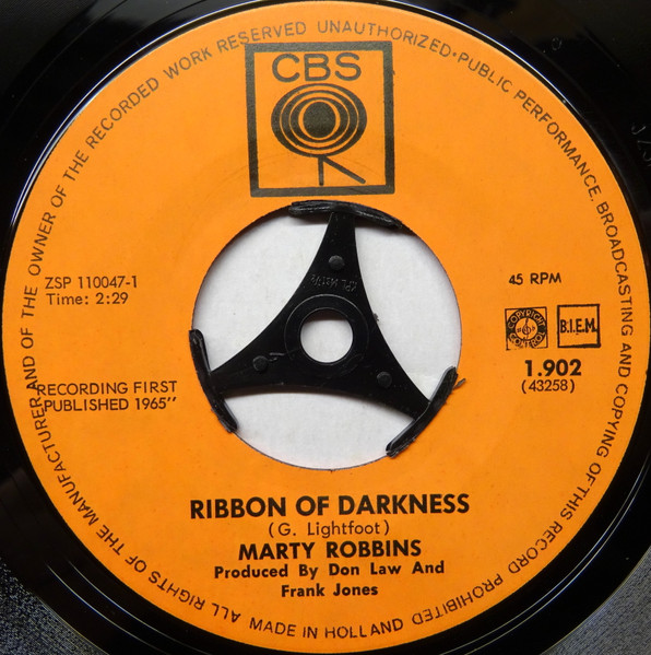 Marty Robbins – Ribbon Of Darkness (1965) – Hoes