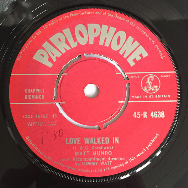 Matt Monro – Love Walked In (1960) – Hoes