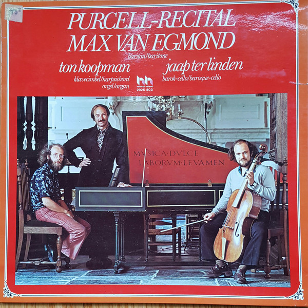 Max van Egmond – Purcell Recital (1974) – Hoes