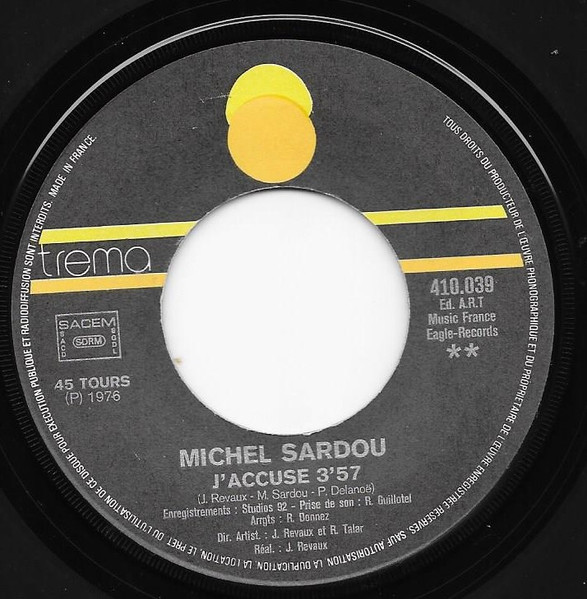 Michel Sardou – La Vieille (1976) – Hoes