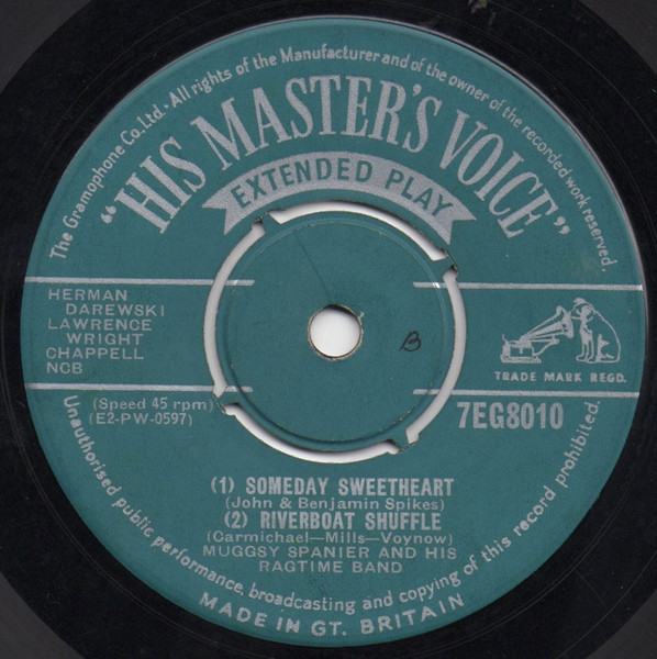 Muggsy Spanier's Ragtime Band – Muggsy Spanier And His Ragtime Band (1954) – Hoes