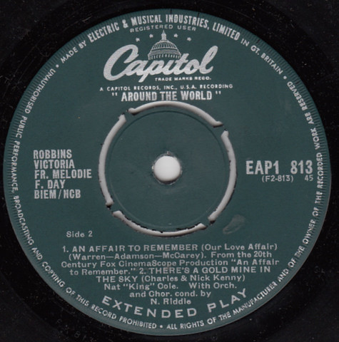 Nat King Cole – Around The World (1957) – Hoes