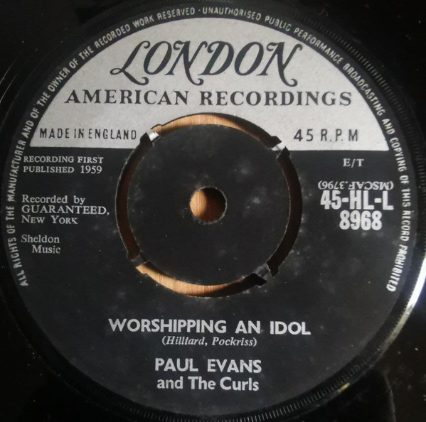 Paul Evans And The Curls – Seven Little Girls Sitting In The Back Seat (1959) – Hoes