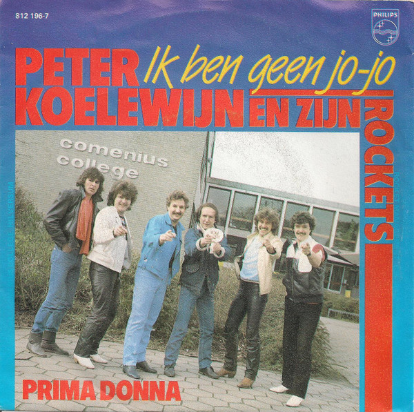 Peter Koelewijn & Zijn Rockets – Ik Ben Geen Jo-Jo (1983) – Hoes