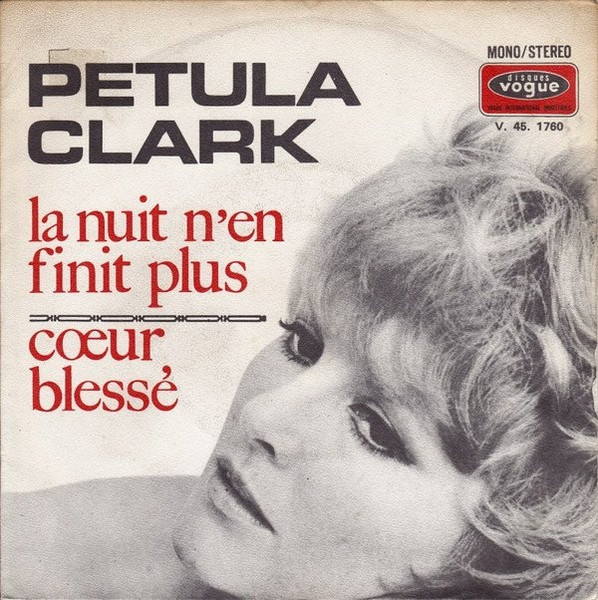 Petula Clark – La Nuit N'en Finit Plus – Hoes