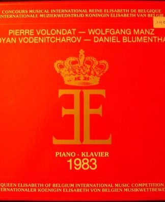 Pierre-Alain Volondat – Queen Elisabeth Of Belgium International Music Competition - Piano 1983 (1983) – Hoes