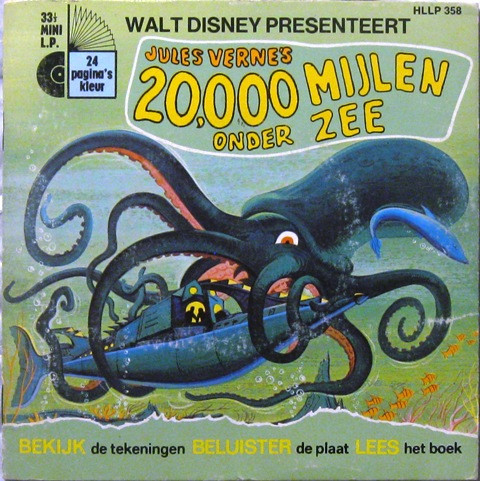 Piet Ekel – 20,000 Mijlen Onder Zee (1973) – Hoes