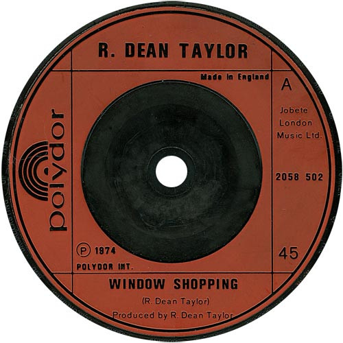 R. Dean Taylor – Window Shopping (1974) – Hoes