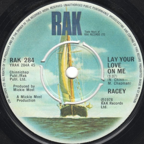 Racey – Lay Your Love On Me (1978) – Hoes
