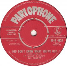 Ral Donner – You Don't Know What You've Got (Until You Lose It) (1961) – Hoes