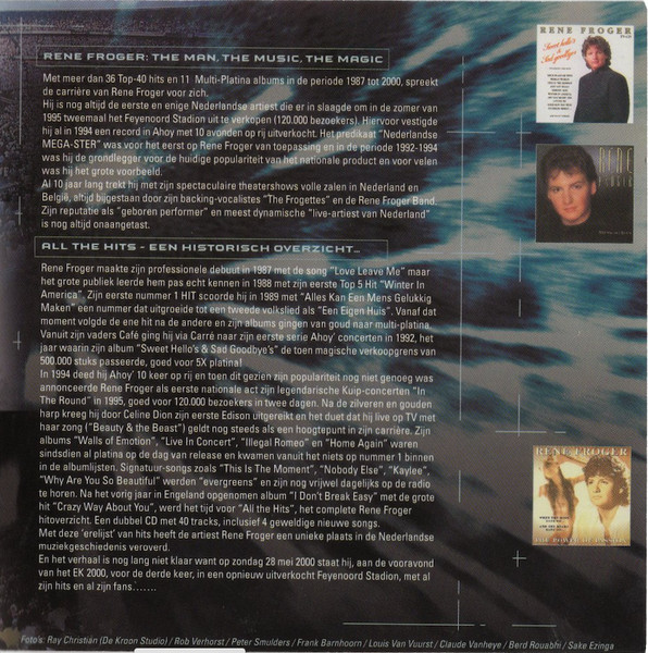 René Froger – All The Hits (2000) – Foto 3