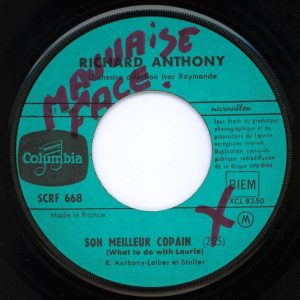 Richard Anthony (2) – Les Beaux Jours / Son Meilleur Copain (1963) – Hoes