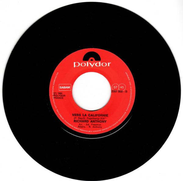 Richard Anthony (2) – Mes Années 60 (1980) – Hoes