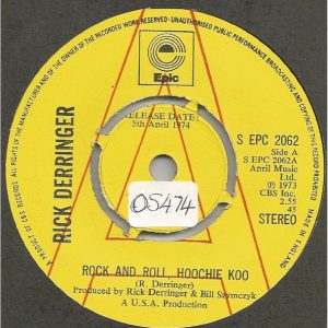 Rick Derringer – Rock And Roll, Hoochie Koo (1974) – Hoes