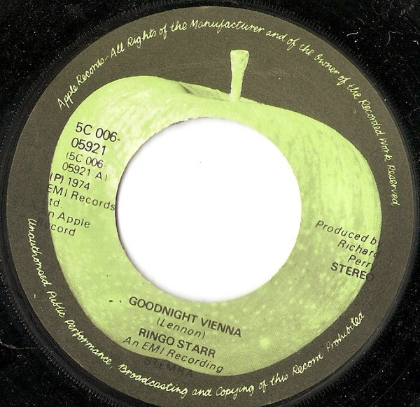 Ringo Starr – Goodnight Vienna (1975) – Hoes