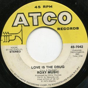 Roxy Music – Love Is The Drug / Both Ends Burning (1975) – Hoes