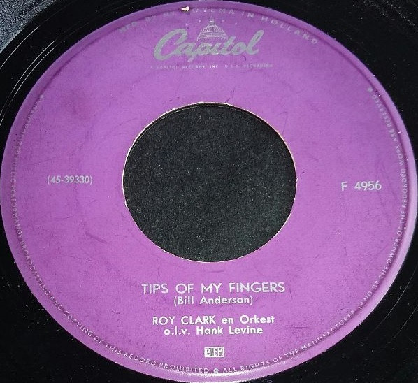 Roy Clark – Tips Of My Fingers / Spooky Movies (1963) – Hoes