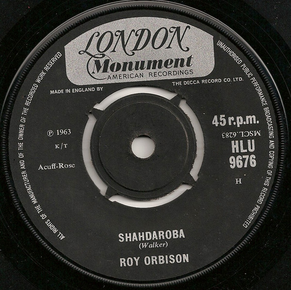 Roy Orbison – In Dreams (1963) – Hoes