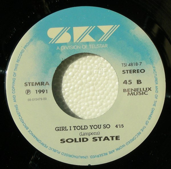 Solid State (11) – Singing In The Burning Sun (1991) – Hoes