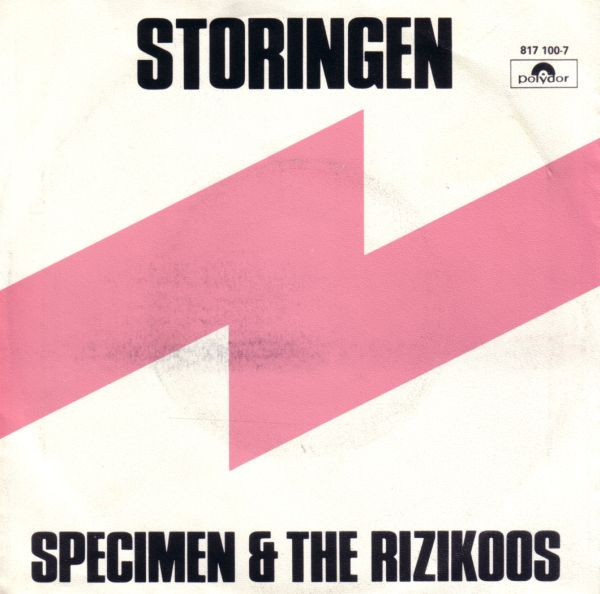 Specimen & The Rizikoos – Storingen (1983) – Hoes