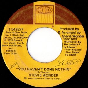 Stevie Wonder – You Haven't Done Nothin / Big Brother (1974) – Hoes