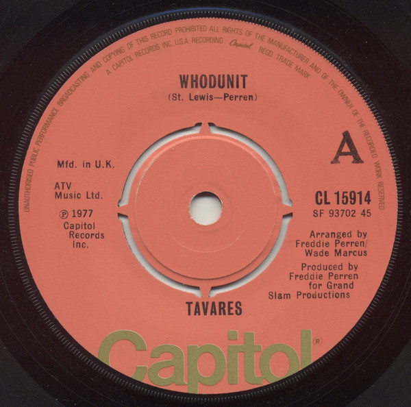 Tavares – Whodunit (1977) – Hoes