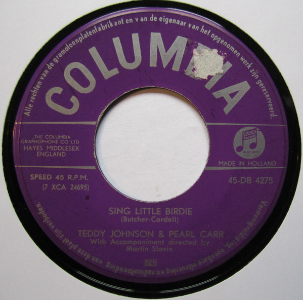 Teddy Johnson – Sing Little Birdie (1959) – Hoes