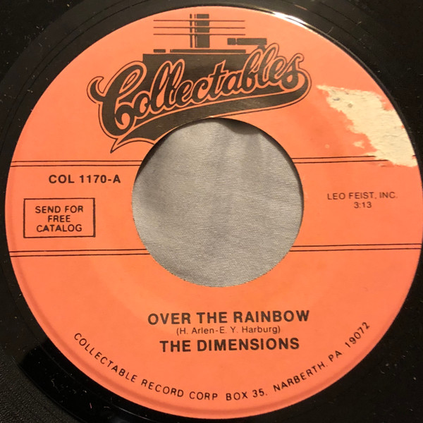 The Demensions – Over the Rainbow – Hoes