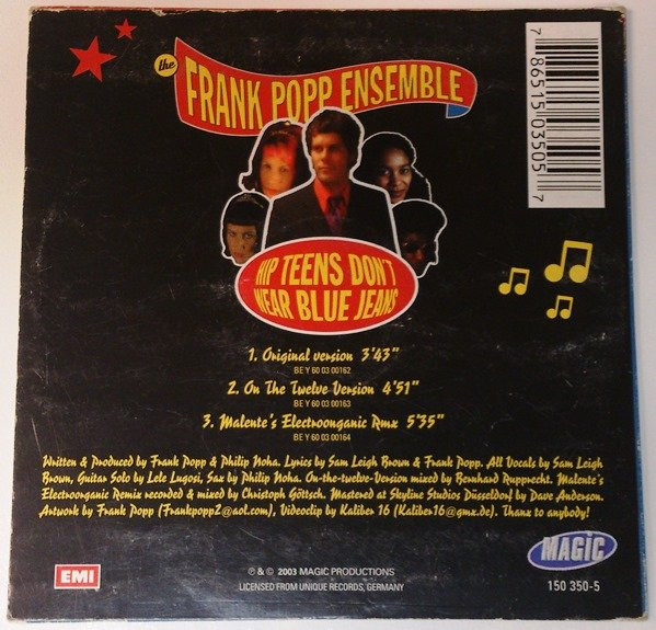The Frank Popp Ensemble – Hip Teens Don't Wear Blue Jeans (2001) – Hoes