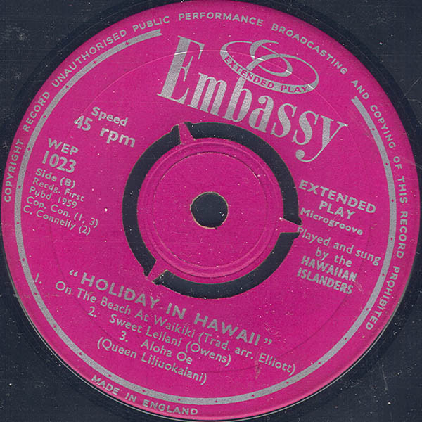 The Hawaiian Islanders – Holiday In Hawaii (1959) – Hoes