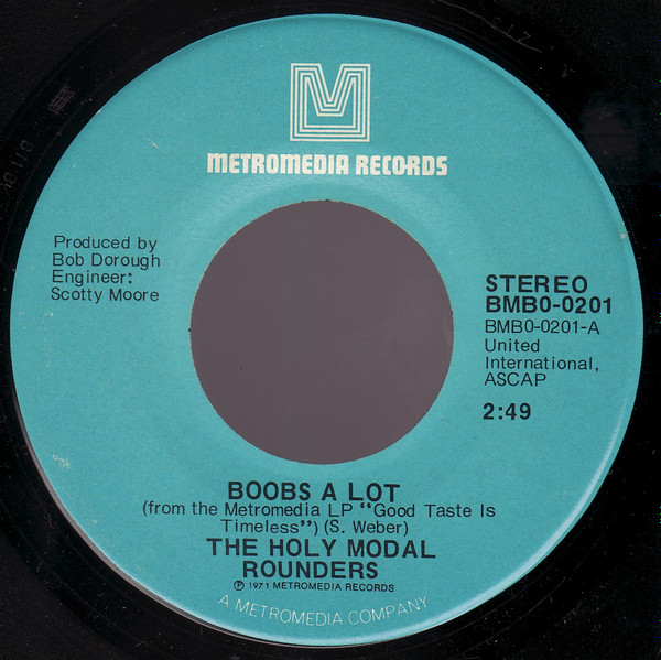 The Holy Modal Rounders – Boobs A Lot (1971) – Hoes