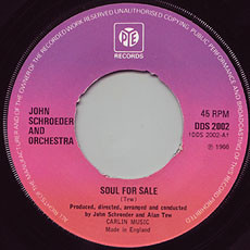 The John Schroeder Orchestra – Soul For Sale (1975) – Hoes