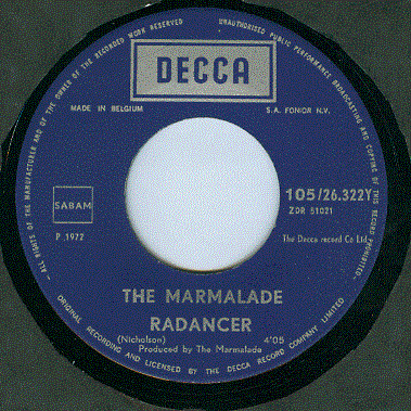 The Marmalade – Radancer (1972) – Hoes