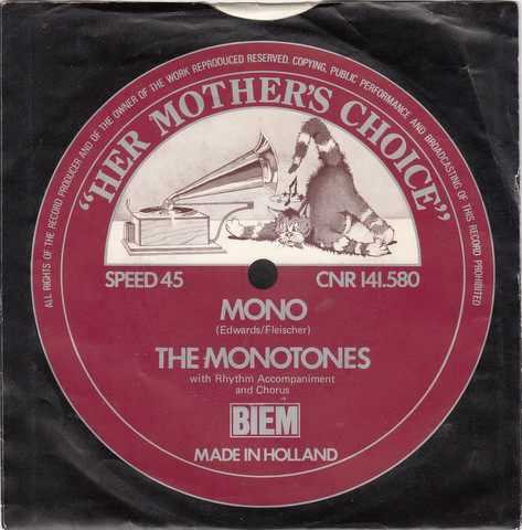 The Monotones (2) – Mono (1979) – Hoes