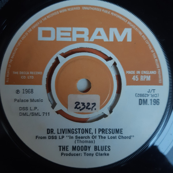 The Moody Blues – Voices In The Sky / Dr. Livingstone I Presume (1968) – Hoes