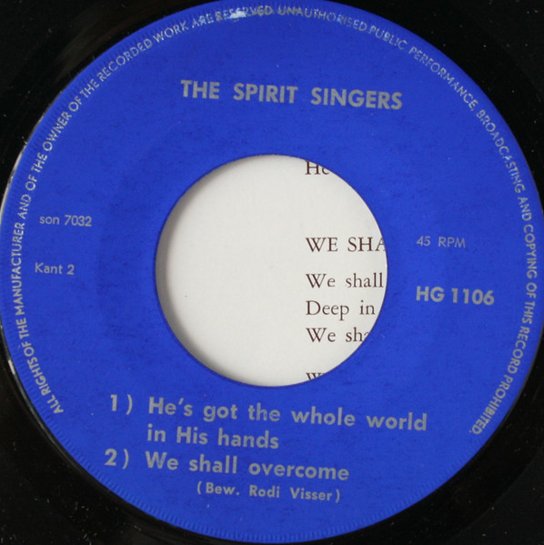 The Spirit Singers (2) – Give Me Jesus – Hoes